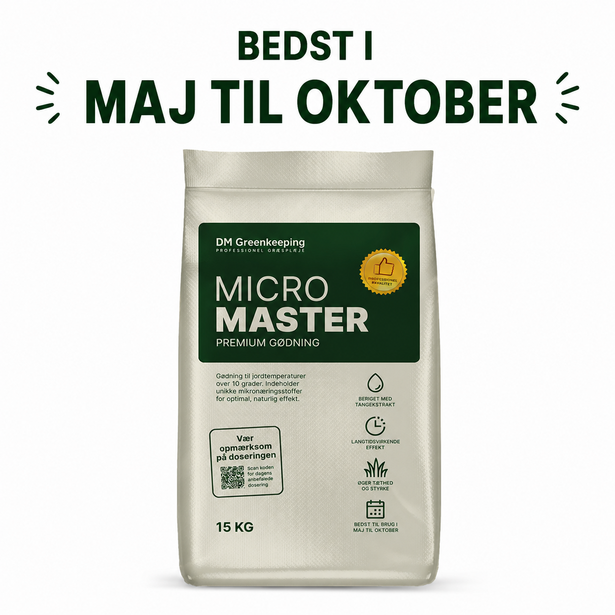 MICROMASTER PREMIUM GØDNING - 15KG MICROMASTER PREMIUM GØDNING - 15KG